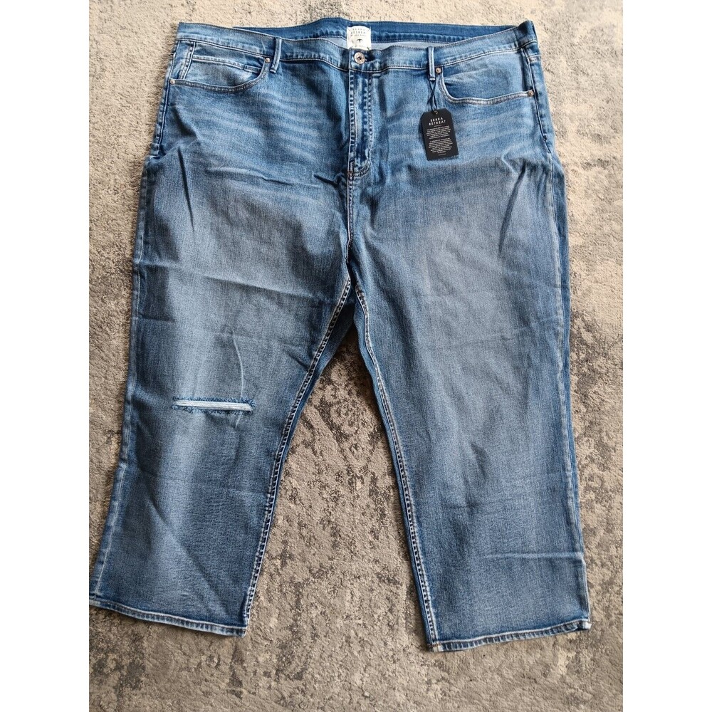 Serra Retreat by Joie Rucker Womens Blue Denim High Rise Capri Jeans Size 28W